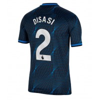 Chelsea Axel Disasi #2 Vonkajší futbalový dres 2023-24 Krátky Rukáv